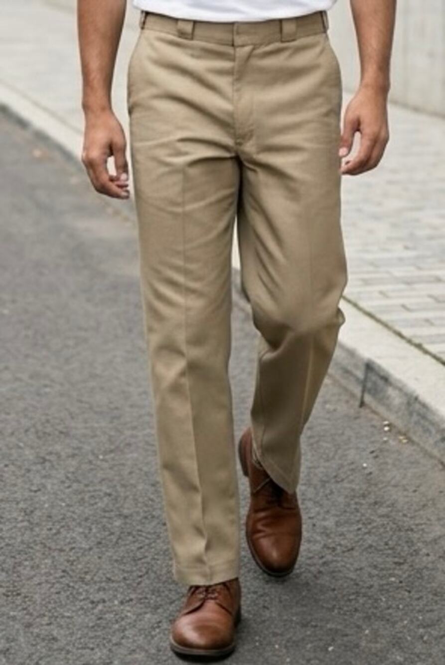 Dickies Khaki Mens Pants Size 36x30 Workwear Utility Minimalist Casual USA FLAW